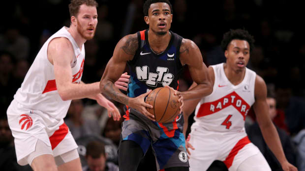 Brooklyn Nets center Nic Claxton
